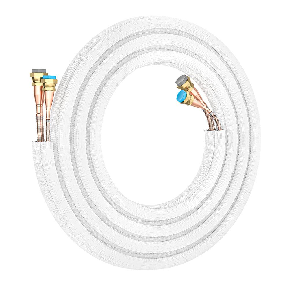 35ft 1/4 x 1/2 Pre-Charged Lineset for DIY 9K, 12K & 18K Indoor, 4th Generation, DIY35-1412C