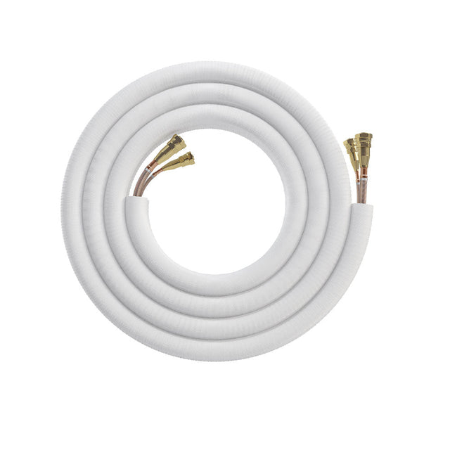 1/4 x 1/2 Pre-Charged Line Set for DIY 9k, 12k, & 18k